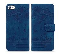 Bxithnr Funda para iPhone 16e 2025, Funda Libro Carcasa Cuero Premium con Ranura Tarjeta y Magnético, Soporte Flip Caso Cubierta Antigolpes Case con Tapa para iPhone 16e 2025 - Azul