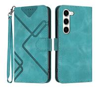 Bxithnr® Funda Samsung Galaxy S24, Funda Libro Samsung S24 de PU Cuero con Magnético, Soporte Plegable, Ranuras para Tarjetas, Capa Tipo Flip Case Wallet Carcasa con Tapa, Antigolpes Cover - Verde