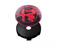 BXJNDM 4 Piezas 60mm Coche Tapas Centrales Llantas para Alfa Romeo Giulietta 2011, Tapacubos Centro Rueda Tapas,C