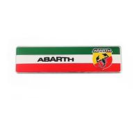BXJNDM Vinilos Coches para Abarth 500 500L 500X Bravo 2022, Emblema Adhesivo Insignia Decorativa con Logotipo de Coche Pegatinas Letras, 10×2.7cm