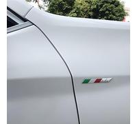BXJNDM Vinilos Coches para Alfa Romeo Milano 2024, Emblema Adhesivo Insignia Decorativa con Logotipo de Coche Pegatinas Letras, D