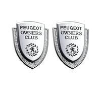 BXJNDM Vinilos Coches para Peugeot 307 206 308 408 508 2008 3008 4008 5008 4007 107 407 207 507 306, Emblema Adhesivo Insignia Decorativa con Logotipo de Coche Pegatinas Letras