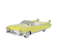 BXJUCBHDO Modelos a Escala 1:24 1959 For Eldorado Big Rocket Classic Retro Alloy Model Car Diecasts Metal Simulación La Puerta Se Puede Abrir vehículos de Motor(Yellow)