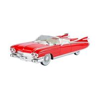 BXJUCBHDO Modelos a Escala 1:24 1959 For Eldorado Big Rocket Classic Retro Alloy Model Car Diecasts Metal Simulación La Puerta Se Puede Abrir vehículos de Motor(Red)