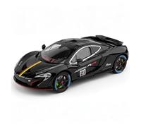 BXJUCBHDO Modelos a Escala 1:24 Fir For McLaren P1 GTR Supercar Aleación Diecast Modelo Coche Simulación Decoración Exhibición Adornos Colección vehículos de Motor(Black)