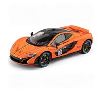 BXJUCBHDO Modelos a Escala 1:24 Fir For McLaren P1 GTR Supercar Aleación Diecast Modelo Coche Simulación Decoración Exhibición Adornos Colección vehículos de Motor(Orange)