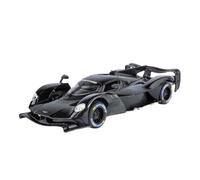 BXJUCBHDO Modelos a Escala 1:24 For Aston Martin Valkyrie Modelo Coche Aleación Fundida Presión Hermosos Adornos Mesa Los Mejores Amantes Coleccionables vehículos de Motor(Black with Box)