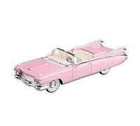 BXJUCBHDO Modelos a Escala 1:24 For Cadillac Retro Limousine Big Rocket Alloy Diecast Model Car Mejor Colección Adornos For Entusiastas vehículos de Motor(Pink with Box)