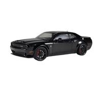BXJUCBHDO Modelos a Escala 1:24 For Dodge Challenger Hellcat Redeye Flash Versión Aleación Metal Diecast Modelo Coche American Muscle Adorno Moda vehículos de Motor(Black)