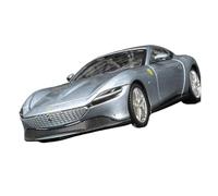 BXJUCBHDO Modelos a Escala 1:24 For Ferrari Roma Modelo Metal Fundido Presión Simulación Aleación Diecast Colección Automóviles Adorno Puerta Se Puede Abrir vehículos de Motor(Titanium)