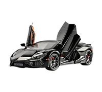 BXJUCBHDO Modelos a Escala 1:24 For Lamborghini Lambo Revuelto Aleación Diecast Spray Modelo Coche Deportivo Adorno Fina Colección Mejor Artículo Amantes vehículos de Motor(Black No Spray)