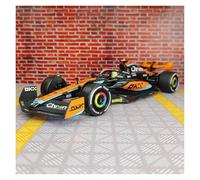 BXJUCBHDO Modelos a Escala 1:24 For Mclaren MCL60 2023 Formula F1 TeamAlloy Super Racing Car Model Adorno Estático Simulación Coleccionable vehículos de Motor