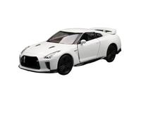 BXJUCBHDO Modelos a Escala 1/24 For Nissan Skyline GTR-R34 Speed and Passion Alloy Diecast Car Model Pull Back Toy Gift Collection Ornament vehículos de Motor(1 36 White)