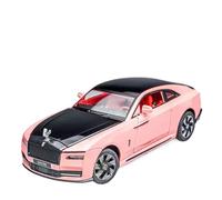 BXJUCBHDO Modelos a Escala 1:24 For Rolls-Royce Shining Alloy Model Diecast Vehicle Mejor Colección Entusiastas Los Vehículos La Puerta Se Puede Abrir vehículos de Motor(Pink)