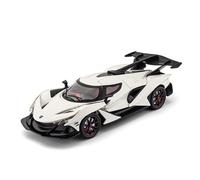 BXJUCBHDO Modelos a Escala 1:24 Modelo Mini Coche Fundido For Presión Apollo Aleación Hermoso Adorno Mesa Extraíble Los Amantes Coleccionables vehículos de Motor(White with Box)