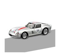 BXJUCBHDO Modelos a Escala 1:32 Fir For Ferrari GTO 250 Aleación Diecast Súper Coche Deportivo Modelo Metal Miniauto GT Coleccionables Adorno De Exhibición vehículos de Motor(Silver)