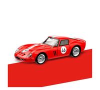 BXJUCBHDO Modelos a Escala 1:32 Fir For Ferrari GTO 250 Aleación Diecast Súper Coche Deportivo Modelo Metal Miniauto GT Coleccionables Adorno De Exhibición vehículos de Motor(Red)