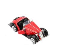 BXJUCBHDO Modelos a Escala 1:32 For Audi Car Aleación Diecast Modelo Super Classic Pull Back Fina Simulación Colección Adorno Puerta Abierta vehículos de Motor(Red)