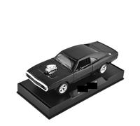 BXJUCBHDO Modelos a Escala 1:32 For Dodge Classic War Horse Aleación Diecast Modelo Coche Fuerte Fuerza Retorno Exquisitos Adornos Escritorio vehículos de Motor(Black with Box)
