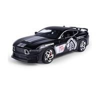 BXJUCBHDO Modelos a Escala 1:32 For Ford Mustang GT500 Modelo Coche Aleación Fundido Presión Exquisitos Adornos Escritorio Los Mejores Entusiastas Colección vehículos de Motor(Black with Box)