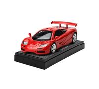 BXJUCBHDO Modelos a Escala 1:32 For McLaren F1 Sports Model Alloy Car Cool Table Miniatura Adornos Los Mejores Coleccionables Amantes De La Artesanía vehículos de Motor(Red with Box)