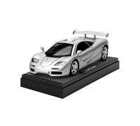 BXJUCBHDO Modelos a Escala 1:32 For McLaren F1 Sports Model Alloy Car Cool Table Miniatura Adornos Los Mejores Coleccionables Amantes De La Artesanía vehículos de Motor(Argent with Box)