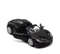 BXJUCBHDO Modelos a Escala 1:32 For Porsche 918 Classic Sports Alloy Diecast Convertible Car Model Gift Toy Detail Collection Decoration vehículos de Motor(Black)