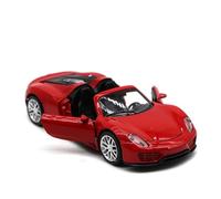 BXJUCBHDO Modelos a Escala 1:32 For Porsche 918 Classic Sports Alloy Diecast Convertible Car Model Gift Toy Detail Collection Decoration vehículos de Motor(Red-Boxed)