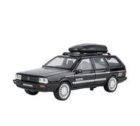 BXJUCBHDO Modelos a Escala 1:32 For VW Santana Aleación Diecast Modelo Coche Fuerte Retorno Exquisitos Adornos Escritorio Fina Colección Artesanías vehículos de Motor(Black with Box)
