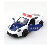 BXJUCBHDO Modelos a Escala 1:43 For Porsche 911 Coche Carreras Policía Modelo Aleación Adornos Vehículos Simulados Colección Simulación Fina vehículos de Motor