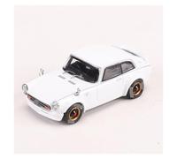 BXJUCBHDO Modelos a Escala 1:64 For Honda S800 Aleación Diecast Retro Sport Car Modelo Simulación Adorno Estático Clásico Réplica Coleccionable vehículos de Motor(White)
