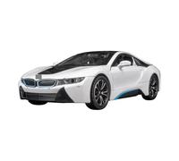 BXJUCBHDO Modelos a Escala Colección Adornos Aleación For BMW I8 Modelo 1:22 con Apertura Puerta Metal Coupé Eléctrico Simulación Roadster Manualidades vehículos de Motor(White)