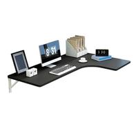 BXKF Mesa Plegable Pared de Esquina, Mesa Abatible de Pared con Soporte de Acero, Mesa de Lavandería Plegable Que Ahorra Espacio para Pared Sólida, Soporta hasta 40kg(Black,120 * 70cm/47 * 28in)