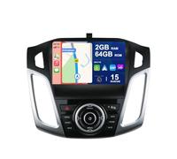BXLIYER Android 14 Autoradio para Ford Focus (2012-2017) - 2G+32G - Gratis Trasera Cámara - 9 Pulgada 2 DIN - Dab WLAN CarPlay Volante Android Auto Bluetooth Split-Screen