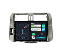 BXLIYER Android 15 Autoradio para Toyota Prado (2009-2013) Sat Navigation GPS Radio - 2G+64G - Inalámbrica CarPlay Android Auto - Dab 4G Dual-Band WLAN Volante DSP - Cámara Trasera - 9 Pulgada 2 DIN