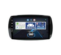 BXLIYER Autoradio para Mercedes-Benz Smart 453 Fortwo (2014-2020) - CarPlay Android Auto Dab WLAN Volante Bluetooth Mirrorlink 4G DSP - Gratis Trasera Cámara - Android 14-9 Pulgada 2 DIN