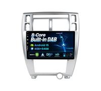 BXLIYER | Built-in Dab | Android 15 Autoradio para Hyundai Tucson JM (2004-2010) - Wireless Carplay/Android Auto - 4G+64G - Cámara + Mic - IPS 10.1 Pulgada 2 DIN - WiFi Volante 360-CAM DSP
