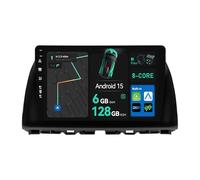 BXLIYER - Octa-Core, 6G+128G - Android 15 IPS Autoradio para Mazda CX-5 2013-2016 Radio GPS Navi - Inalámbrico CarPlay Android Auto - Dab WiFi Volante Bluetooth - Cámara Mic - 10.1 Pulgada 2 DIN