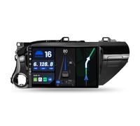 BXLIYER - Octa-Core, 6G+128G - Android 15 IPS Autoradio para Toyota Hilux (2015-2020) Radio GPS Navi - Inalámbrico CarPlay Android Auto - Dab WiFi Volante Bluetooth - Cámara Mic - 9 Pulgada 2 DIN