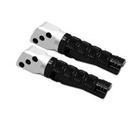 BXNLY Pedal de Descanso para Kawasaki para Versys 650 2007-2015 2008 2009 2010 2011 2012 2013 2014 Accesorios para Motos Estribos Traseros Pedales De Aluminio Descansa Estribos(Nero)