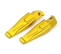 BXNLY Pedal de Descanso Reposapiés CNC para Motocicleta Pedal para T-MAX TMAX500 TMAX530 XP500 XP530 TMAX560 TMAX 500 TMAX 530 XP 500 XP 530 TMAX 560 Reposapiés Trasero para Pasajero(Gold)