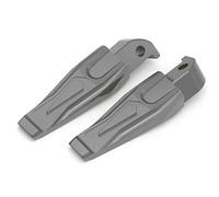 BXNLY Pedal de Descanso Reposapiés CNC para Motocicleta Pedal para T-MAX TMAX500 TMAX530 XP500 XP530 TMAX560 TMAX 500 TMAX 530 XP 500 XP 530 TMAX 560 Reposapiés Trasero para Pasajero(Titanium)