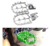 BXNLY Pedal de Descanso Reposapiés para Motocicleta para Kawasaki KX450F 2007-2018, Reposapiés, Estriberas, Pedales, Piezas Y Accesorios(Silver)