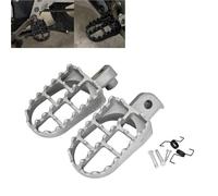 BXNLY Pedal de Descanso Reposapiés para Motocicleta, Reposapiés para Yamaha PW50, PW80, TW200 Accesorios Universales(Silver)