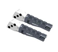 BXNLY Pedal de Descanso Reposapiés Trasero De La Motocicleta Estribos para Kawasaki Z650 Z 650 Z650 Z 650 2017-2021 2018 2019 2020 Pasajeros Estribos Pedales Accesorios(Titanium)