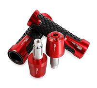 BXNLY Puños para Manillar para Ducati 950 MULTISTRADA 2017 2018 2019 2020 2021 2022 CNC Accesorios De Motocicleta 7/8 "22MM Empuñaduras De Manillar Tapa De Manillar Tapones De Extremo(Rosso)