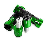 BXNLY Puños para Manillar para Kawasaki Z125 Z125 Z 125 2015-2018 2019 2020 2021 CNC, Accesorios para Motocicleta, Empuñaduras De Manillar De 7/8 "y 22MM, Tapones para Extremos De Manillar(Vert)