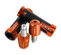 BXNLY Puños para Manillar para Kawasaki Z800 Z 800 Z800 2013 2014 2015 2016 2017 CNC Accesorios De Motocicleta 7/8 "22MM Empuñaduras De Manillar Tapones De Extremo(Orange)