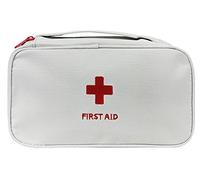 BXT Bolsa de almacenamiento para pastillero de emergencia, primeros auxilios, organizador de pastillas, compartimento de almacenamiento medicinal, bolsa de protección para viajes, coche, casa,