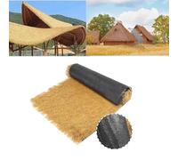 BXZAY Rollo Techo De Paja Artificial para Tiki Bar,1.6 X 65.6ft Techo De Paja Sintética Mexicano,Patio,Jardin,Reducción De Ruido,Fuego,Heno,Pato,Ciego,Zacate,Impermeable,Piscina,Party Decor